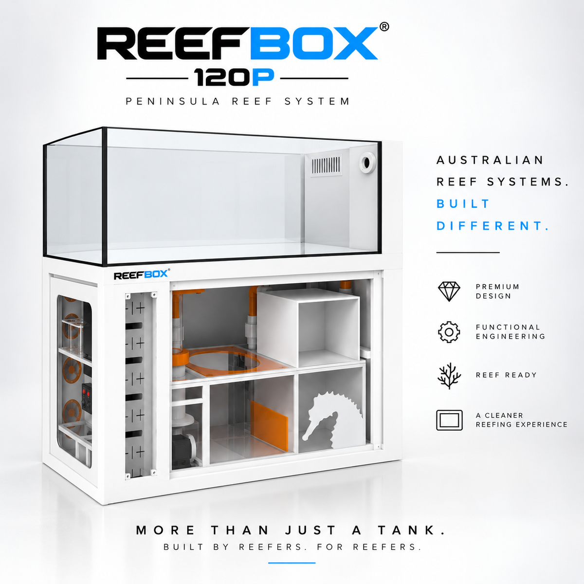 ReefBox Peninsula Reef Aquarium 120P