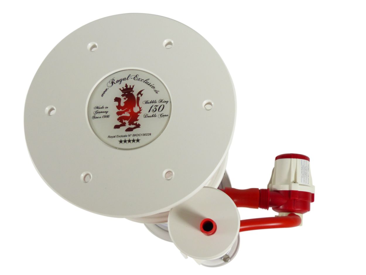 Bubble King® Double Cone 150 + RDX DC 12V Protein Skimmer for Aquariums up to 375 Liters